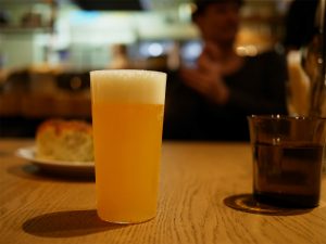 ランチセットにビールが選べる