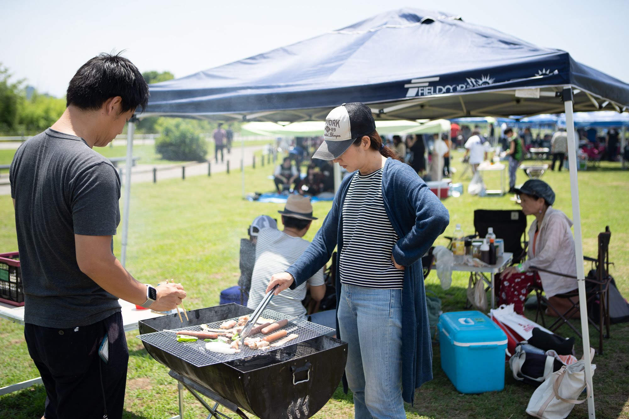 手ぶらでオールレンタルbbq 淀川河川敷でお手軽なbbq