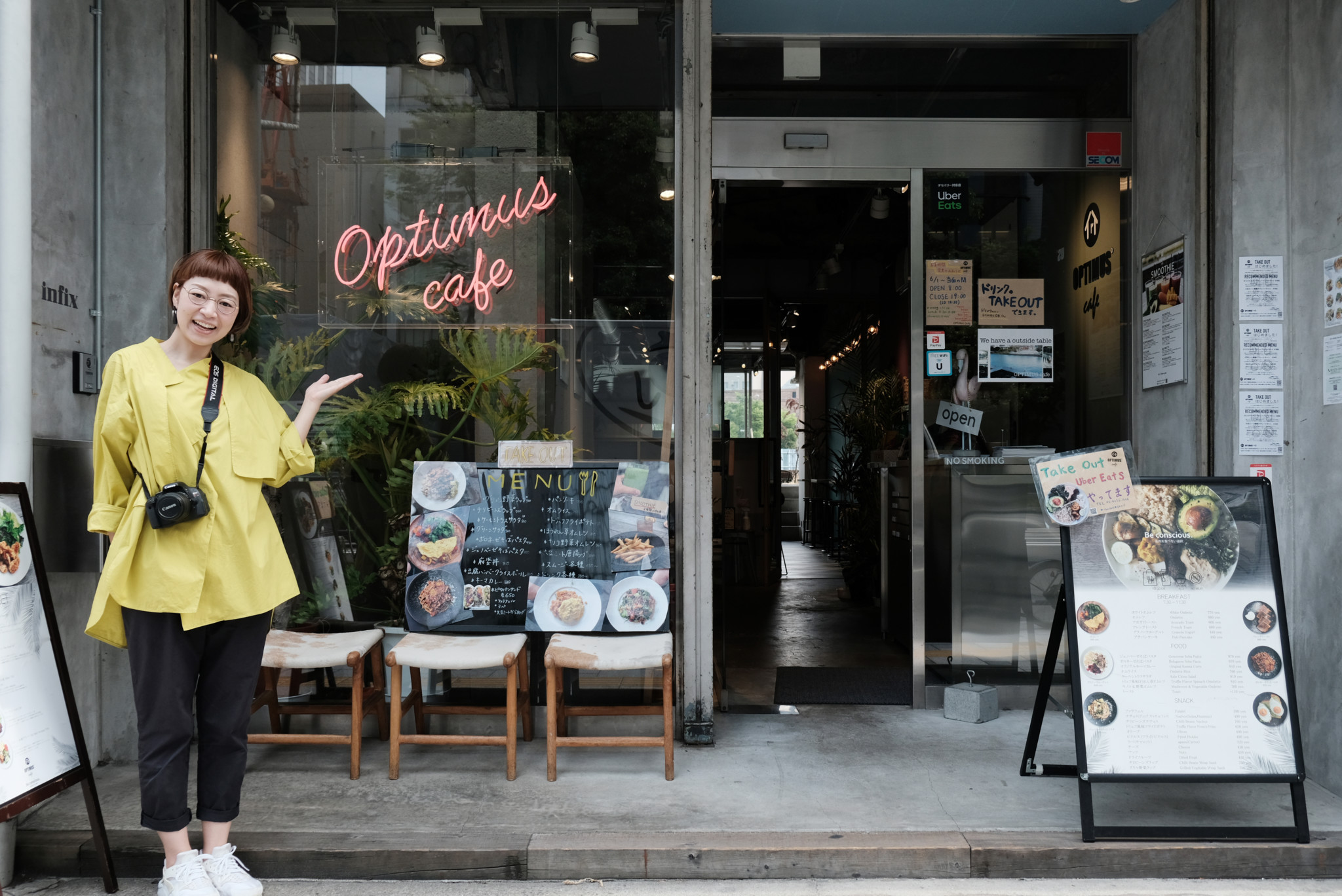 北浜おしゃれカフェ Optimus Cafe オプティマスカフェ で健康的な朝ごはん